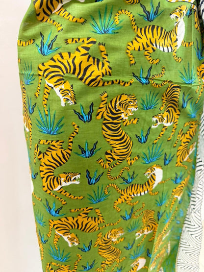 Green Playful Sarong - Beach Cover