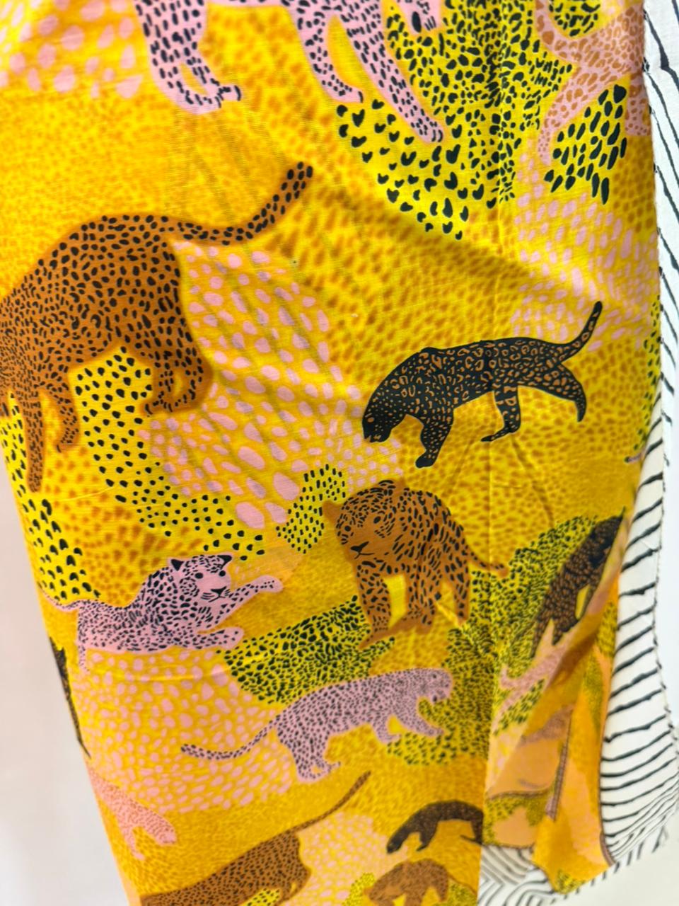 Yellow Tropical Sarong - Beach Cover
