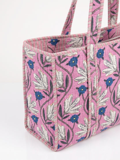 Purple Bloom - Tote Bag 19X15