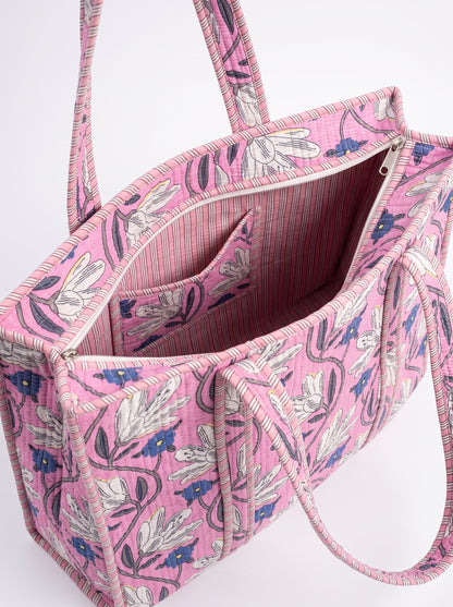 Purple Bloom - Tote Bag 19X15