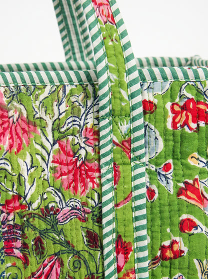 Vintage Green Moss – Wander Tote Bag  18x18