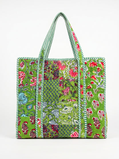 Vintage Green Moss – Wander Tote Bag  18x18