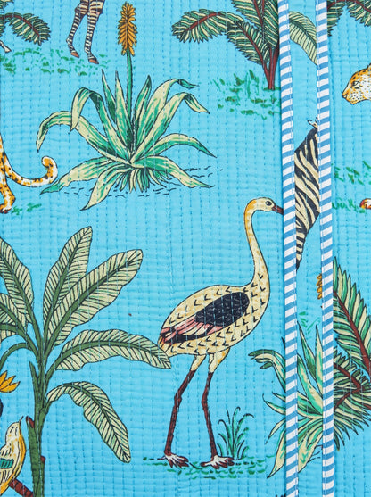Sky Blue Safari – Wander Tote Bag 18x18
