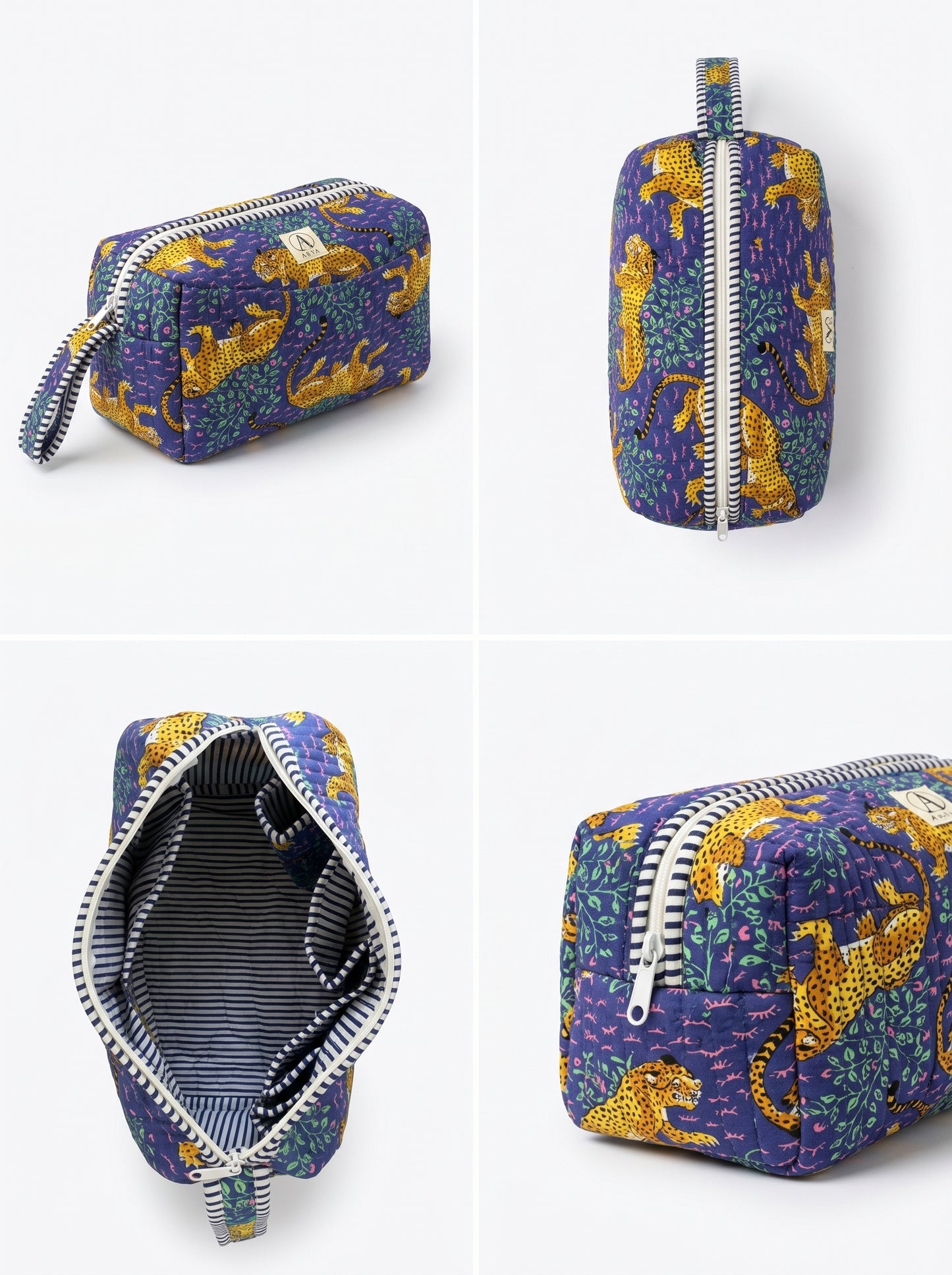 Blue Cheetah – Hair Styler Travel bag