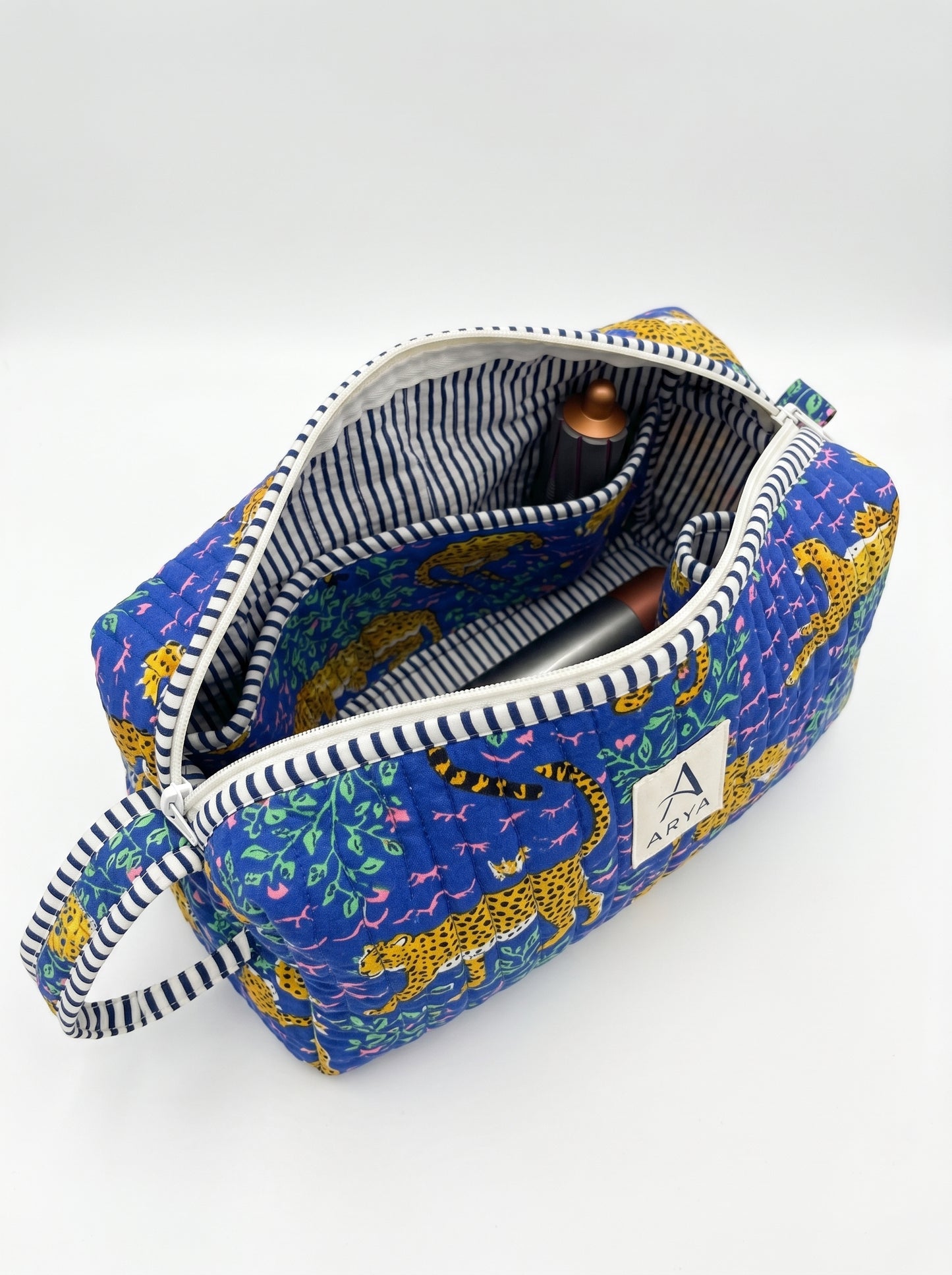 Blue Cheetah – Hair Styler Travel bag