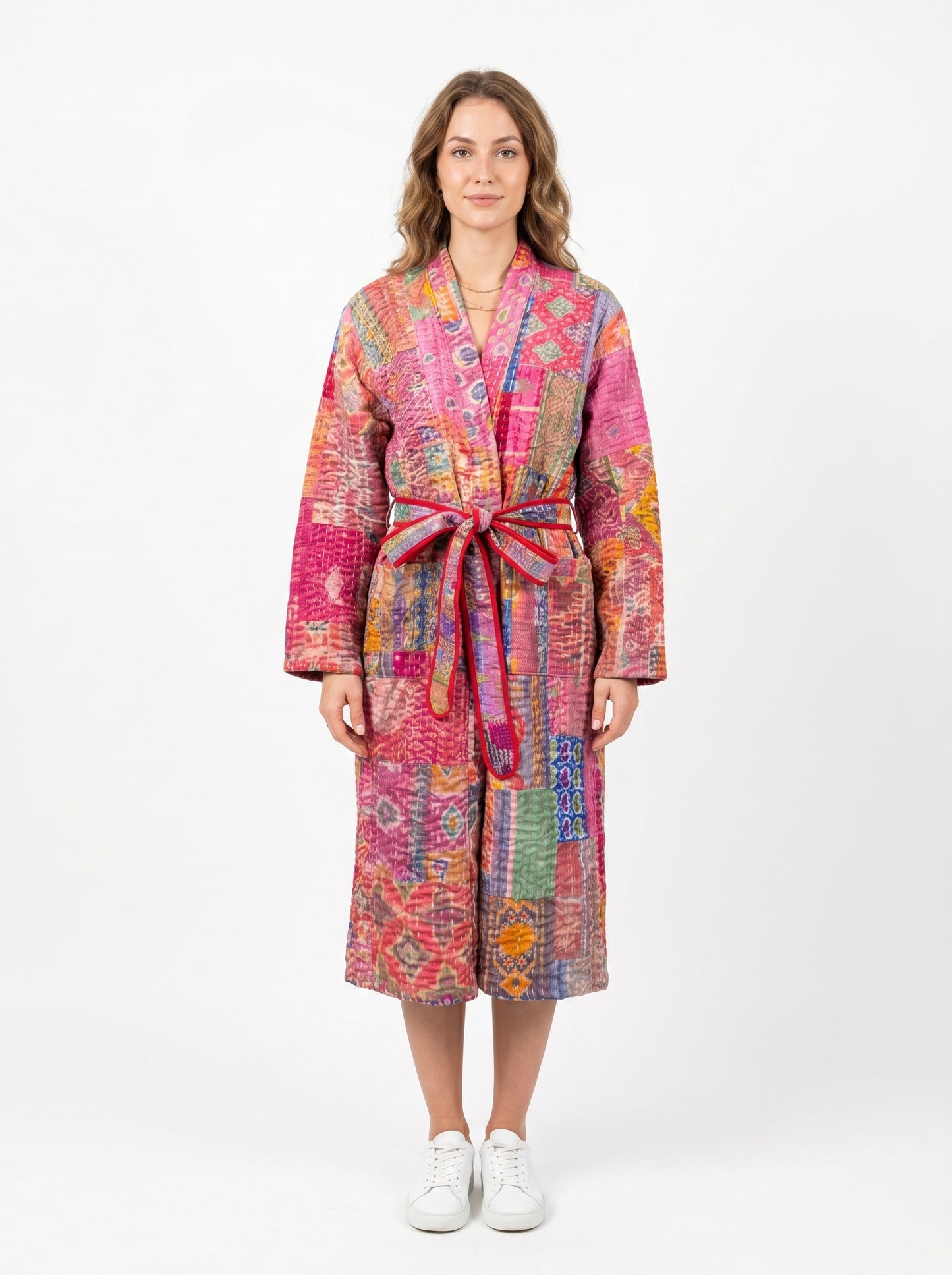 Luxe 106 – Women’s Handcrafted Kantha Cotton Kimono