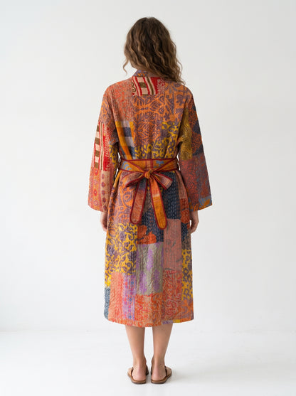 Luxe 108 – Women’s Handcrafted Kantha Cotton Kimono