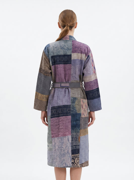 Luxe 109 – Women’s Handcrafted Kantha Cotton Kimono