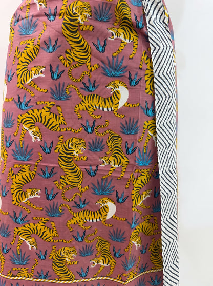 Plum Playful Sarong - Beach Cover