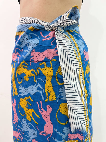 Leopard Party Sarong - Beach Cover