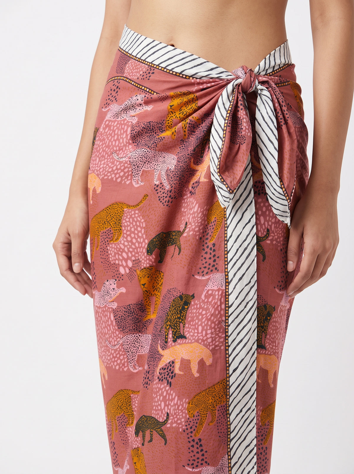 Tropical Plum Crush Sarong - Beach Cover
