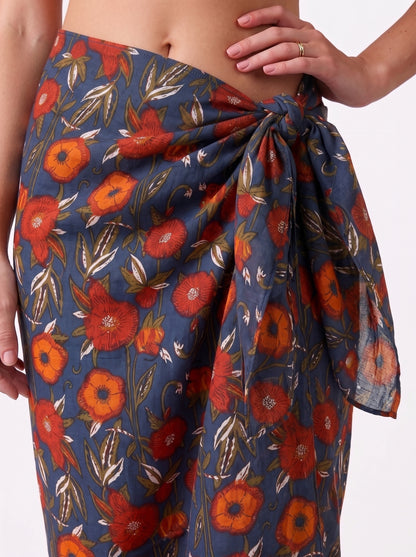 Cute Floral Sarong - Beach Cover