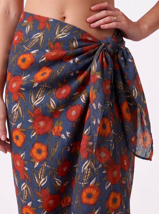 Cute Floral Sarong - Beach Cover