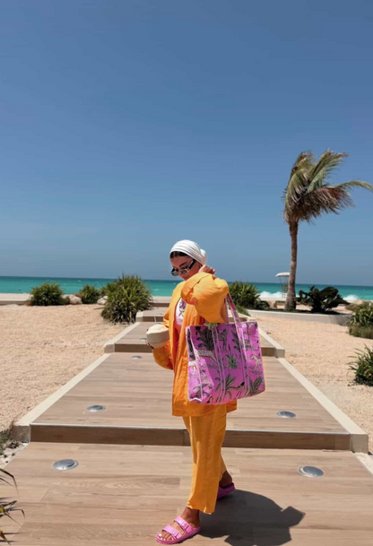 Pink Safari – Wander Tote Bag 18x18
