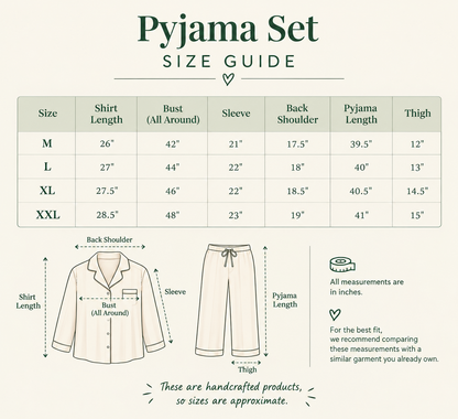 Women’s Grey Heart Riot – Elegant Two Piece Cotton Pajama Set