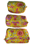 Sunflower Style – Quilted Utility Pouch Pack of 3