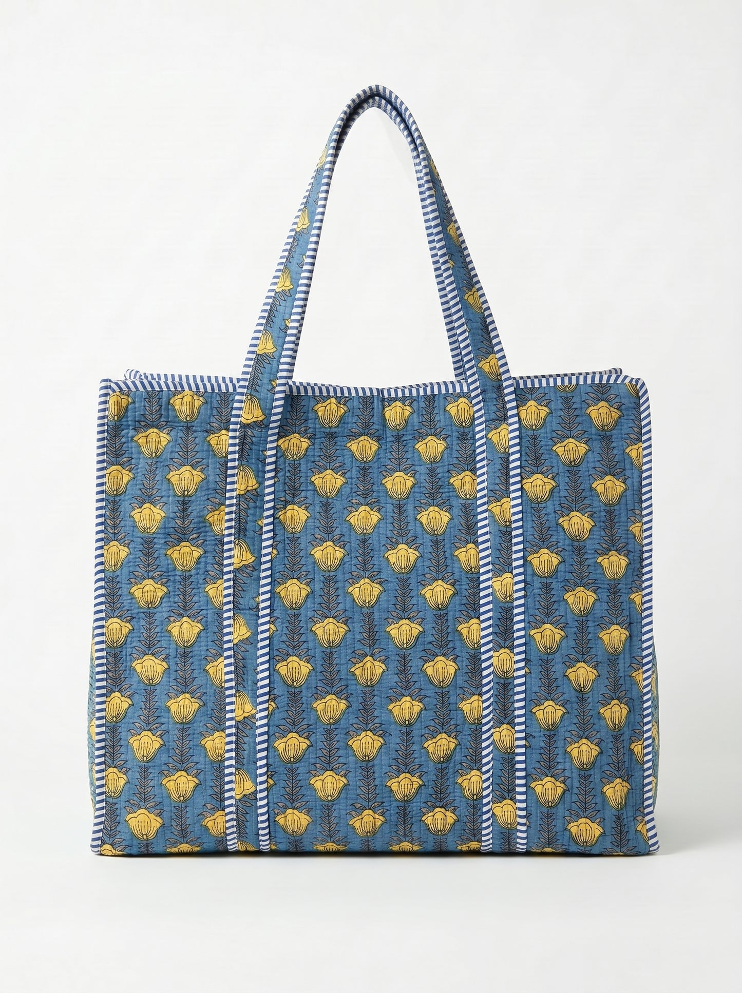 Yellow Tulips with Sea – Wander Tote Bag 18X18