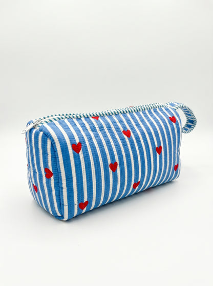 Blue heart – Hair Styler Travel bag