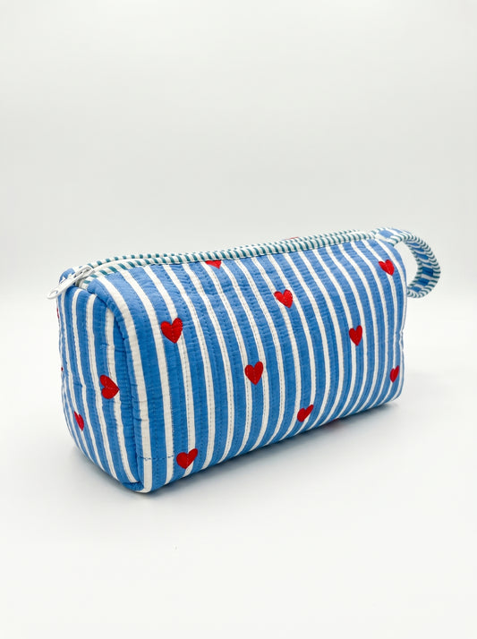 Blue heart – Hair Styler Travel bag