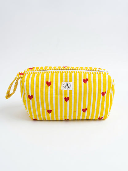 Yellow heart – Hair Styler Travel bag