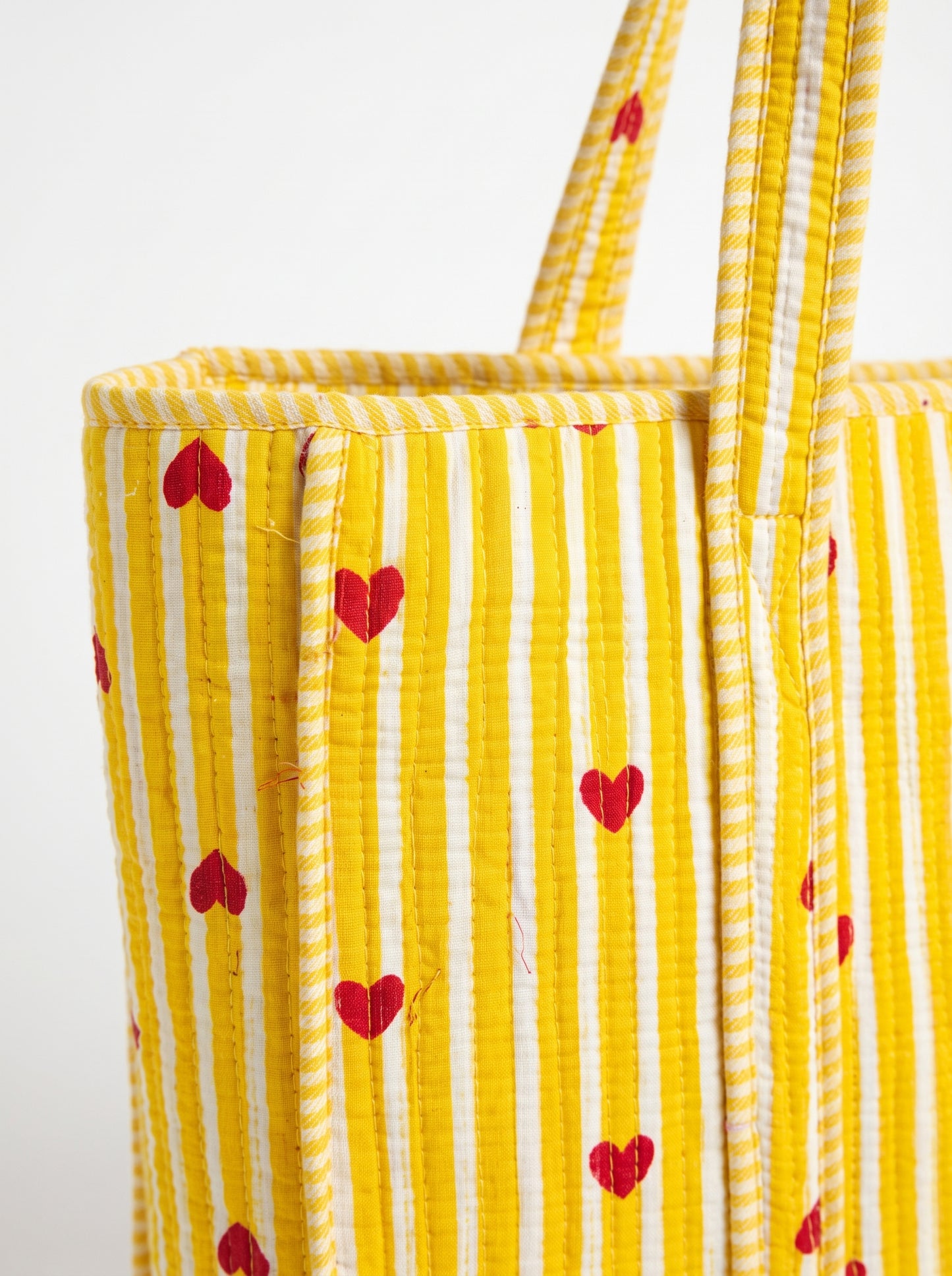 Cute Yellow Heart – Wander Tote Bag 18x18