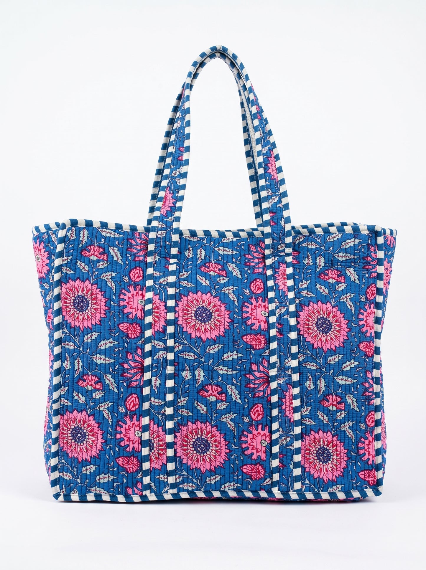 Cute Blue Pink floral Chimes – Wander Tote Bag 18x18