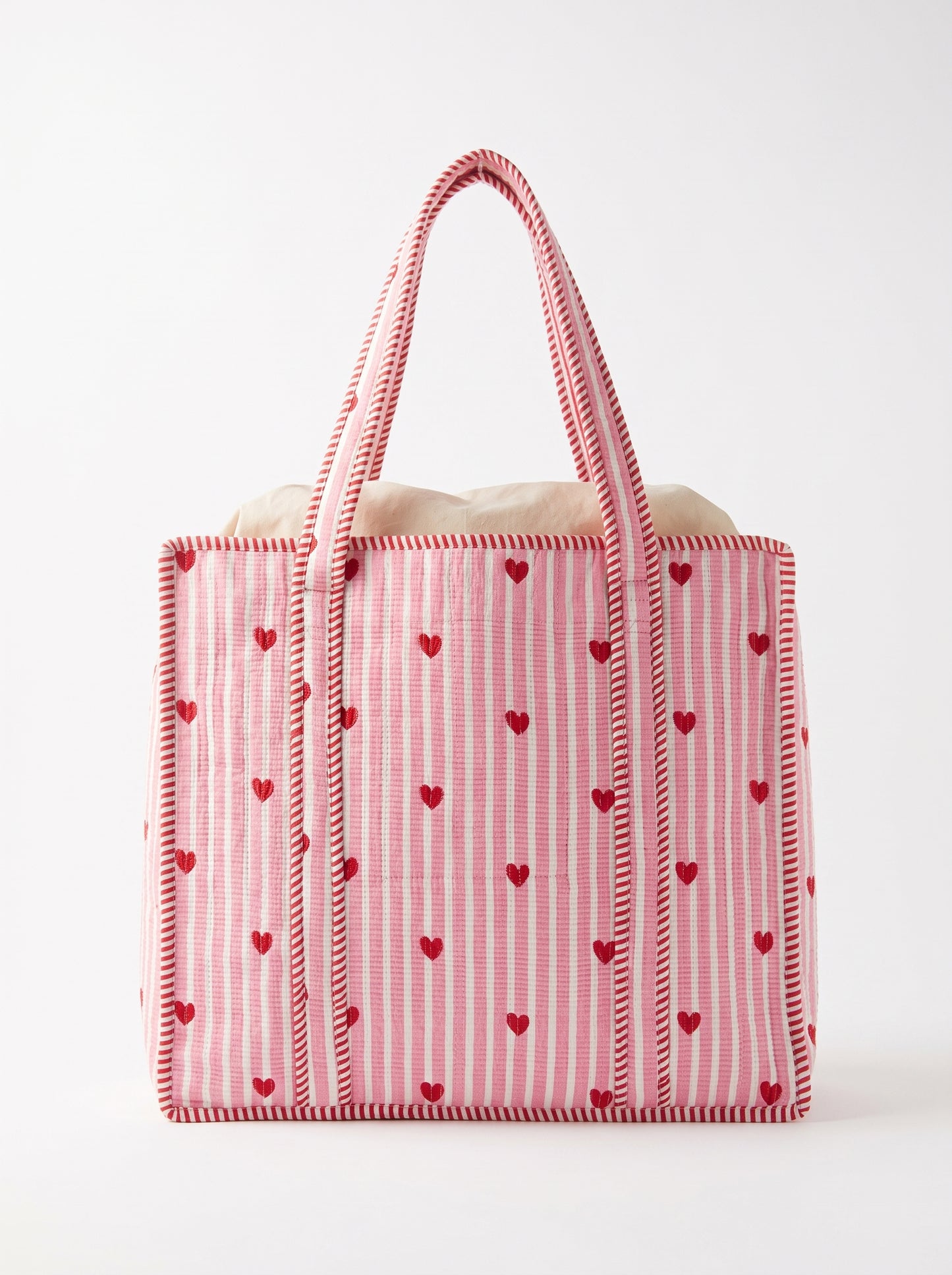 Baby Pink heart – Wander Tote Bag 18x18
