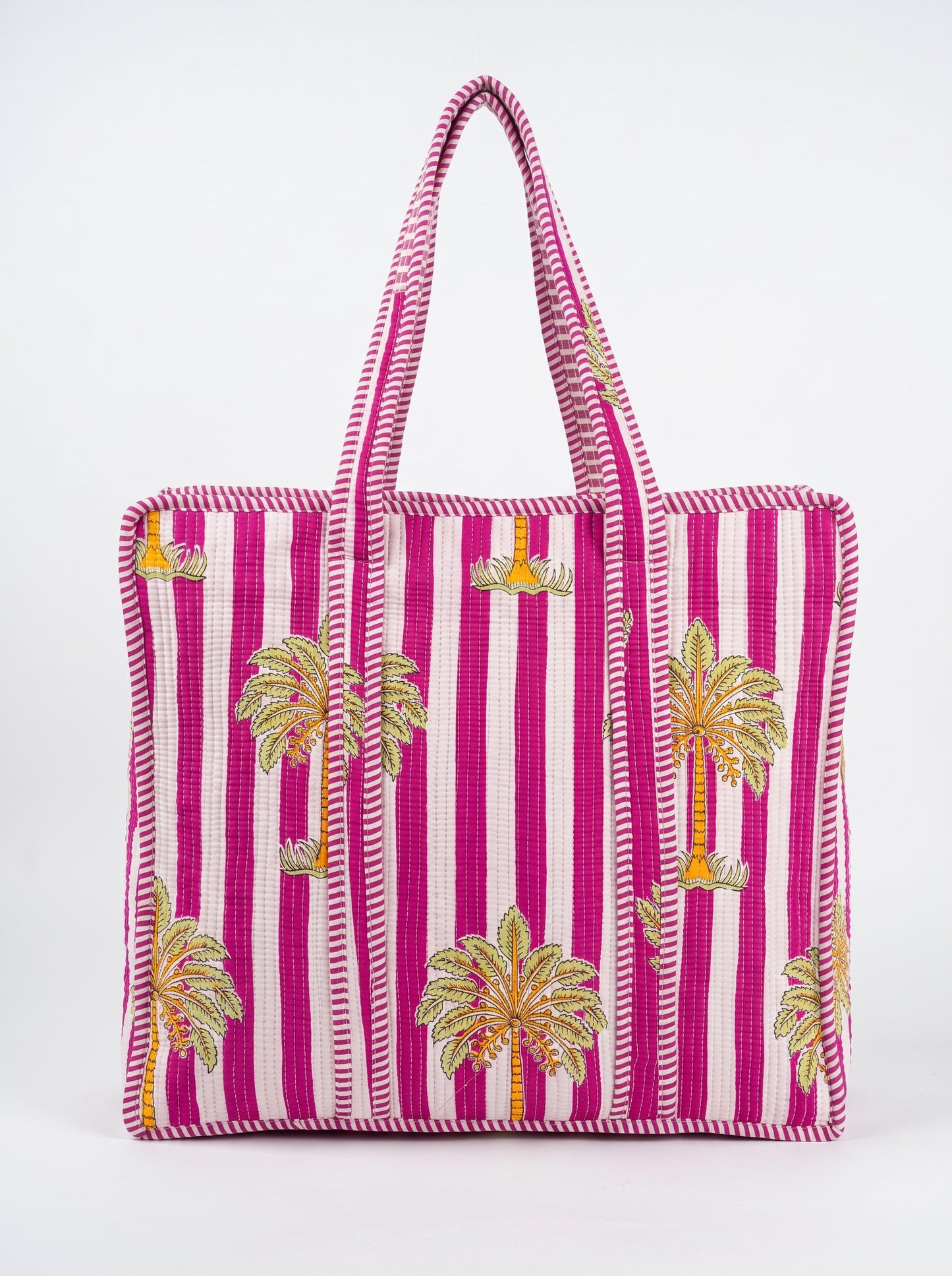 Pink Palm Chimes – Wander Tote Bag 18x18