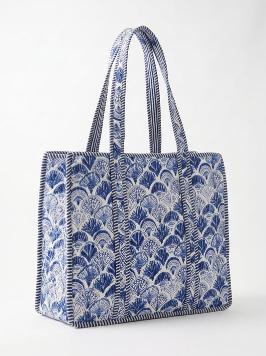 Blue shell – Wander Tote Bag 18x18