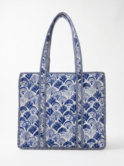 Blue shell – Wander Tote Bag 18x18