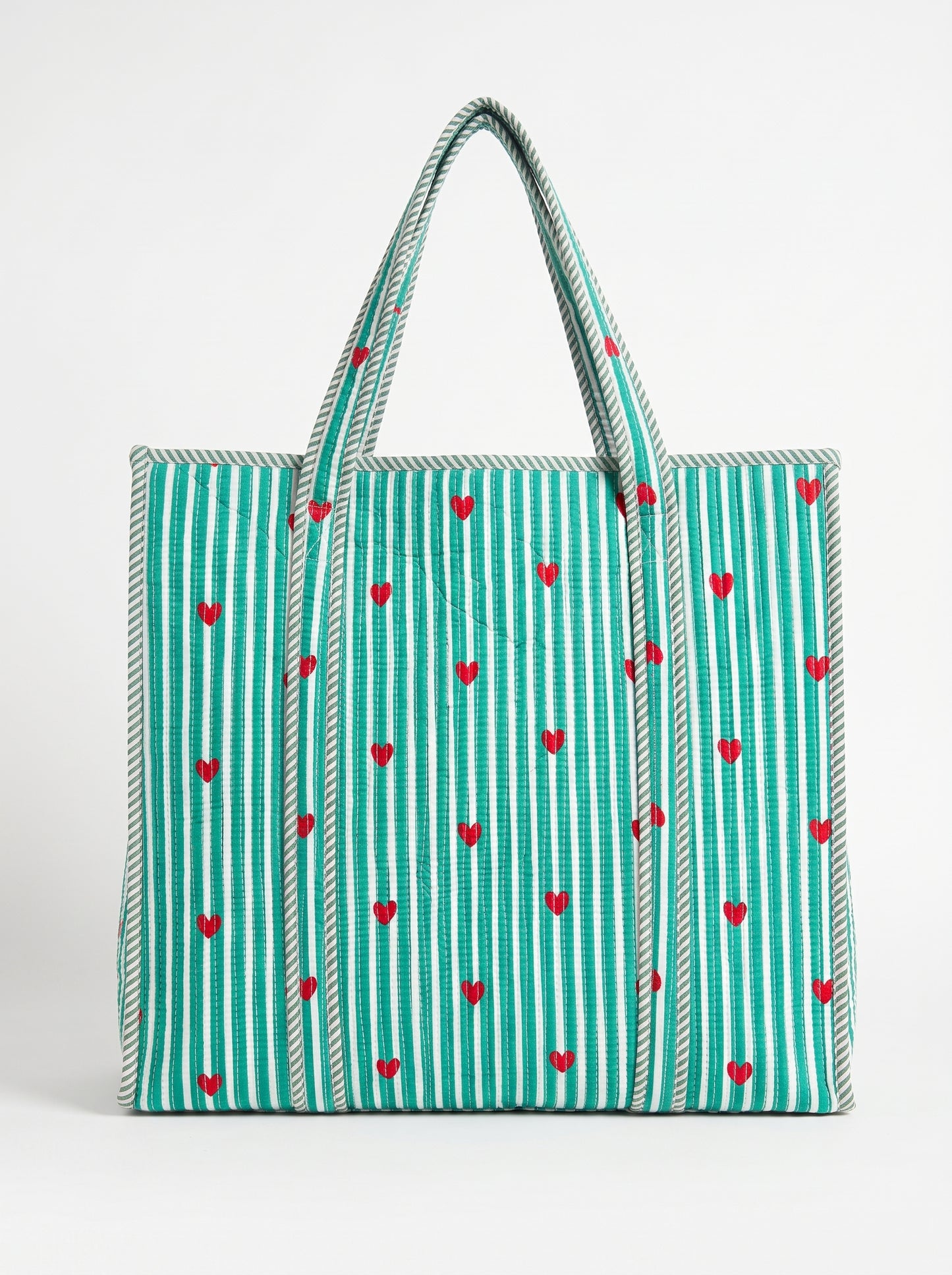 Cute Mint Heart – Wander Tote Bag 18x18