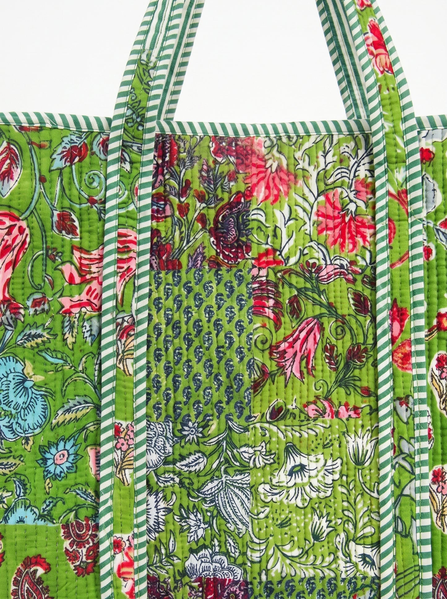 Vintage Green Moss – Wander Tote Bag  18x18