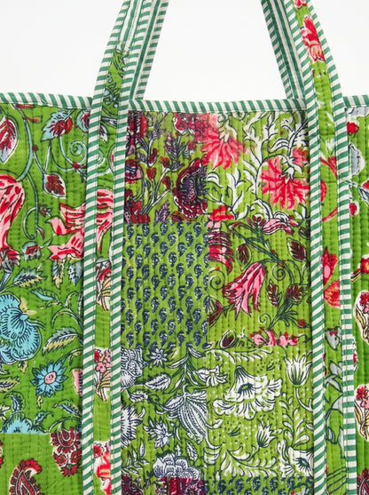 Vintage Green Moss – Wander Tote Bag  18x18