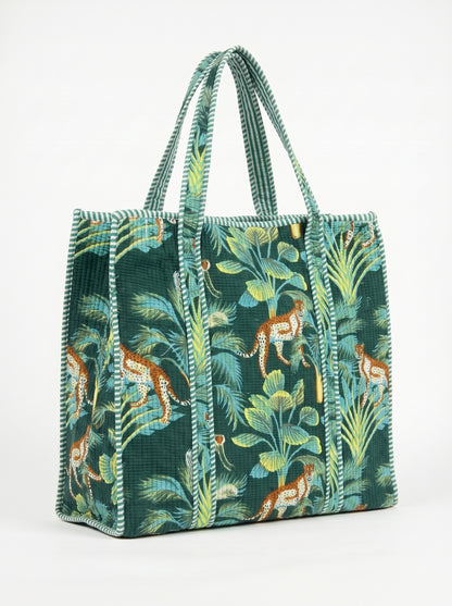 Emerald Green Muse Forest – Wander Tote Bag 18X18