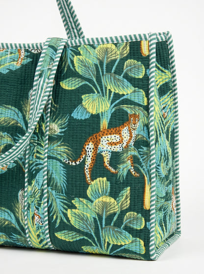 Emerald Green Muse Forest – Wander Tote Bag 18X18