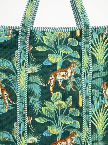 Emerald Green Muse Forest – Wander Tote Bag 18X18