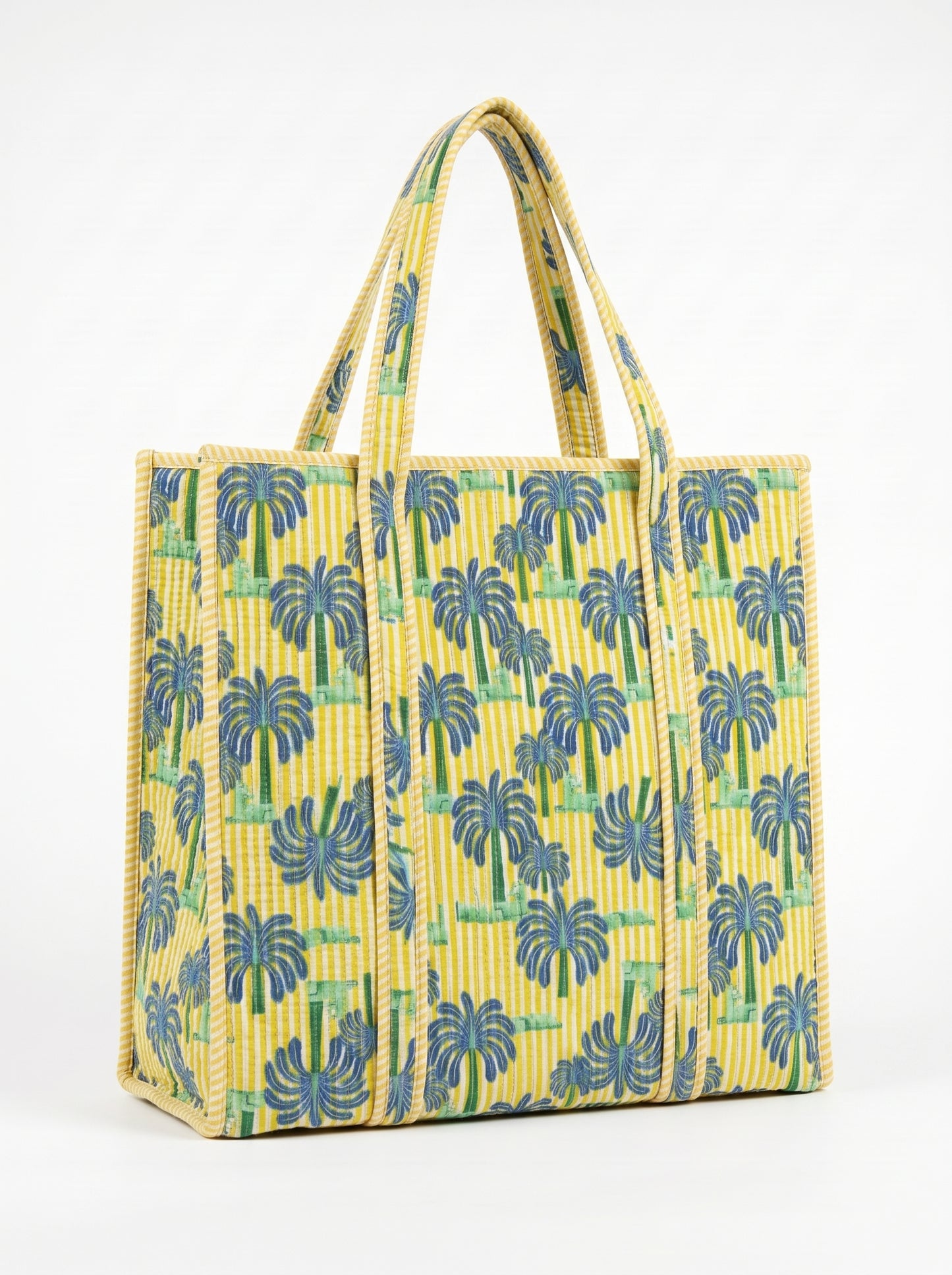 Yellow Palm Tree – Wander Tote Bag 18x18
