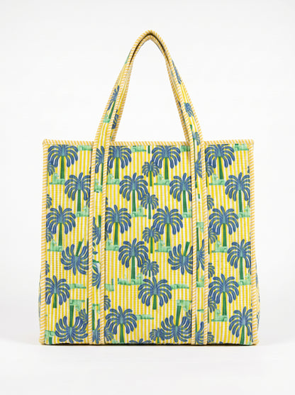 Yellow Palm Tree – Wander Tote Bag 18x18