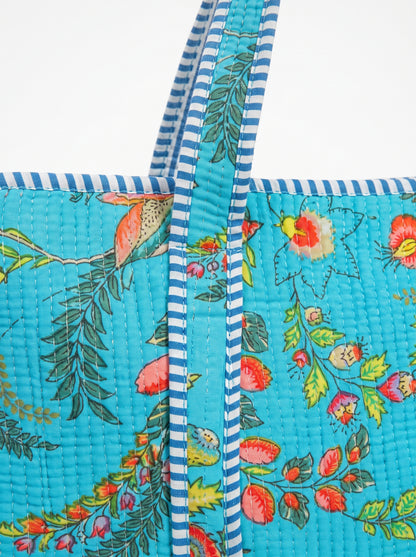 Teal Emerald – Wander Tote Bag 18x18