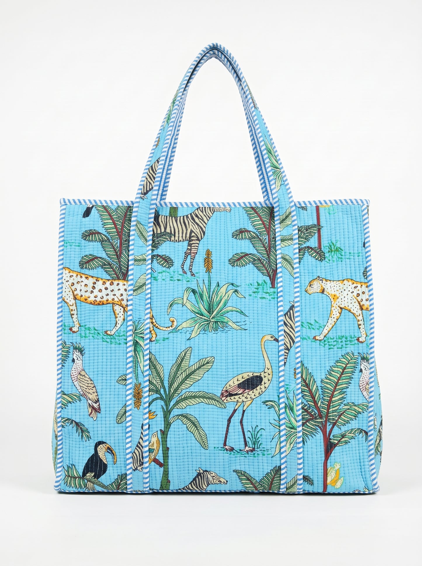 Sky Blue Safari – Wander Tote Bag 18x18