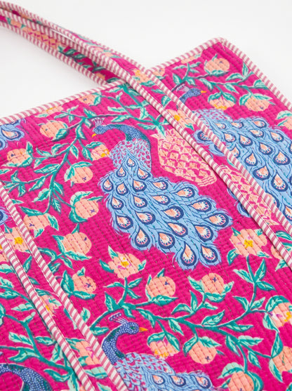 Pink Garden Charm – Wander Tote Bag 18x18