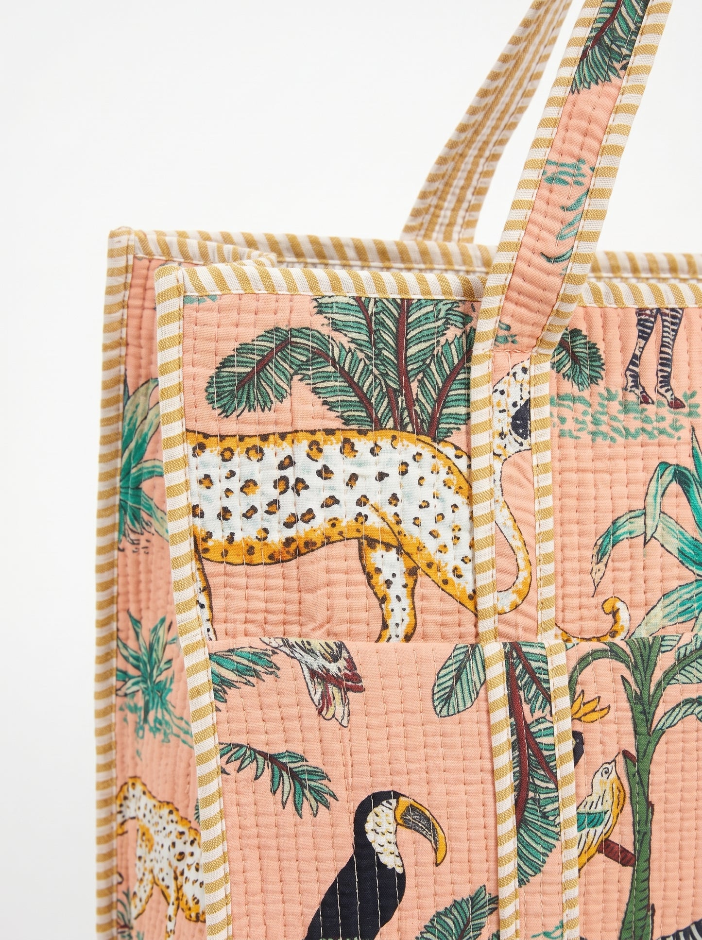 Pastel Peach Safari – Wander Tote Bag 18x18