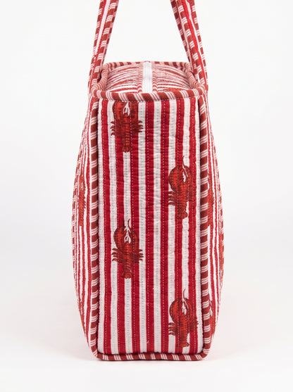 Lobster Coast - Tote & 3 Pouch Set 19X15