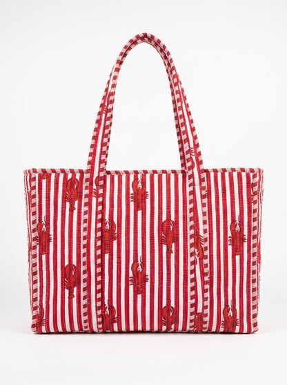 Lobster Coast - Tote & 3 Pouch Set 19X15