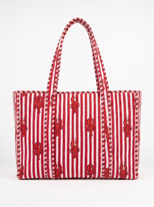 Lobster Coast - Tote & 3 Pouch Set 19X15
