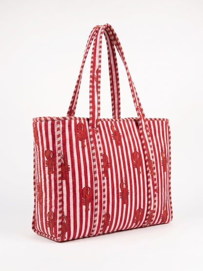 Lobster Coast - Tote & 3 Pouch Set 19X15