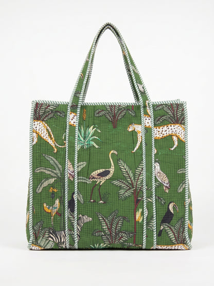 Green Safari – Wander Tote Bag 18x18