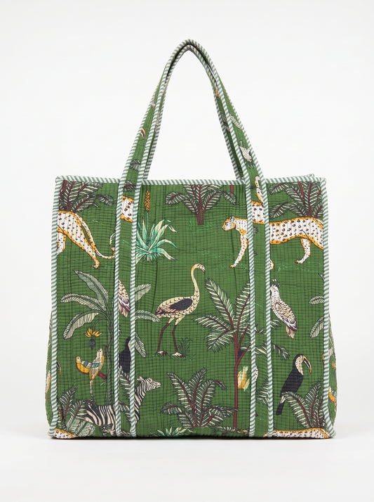 Green Safari – Wander Tote Bag 18x18