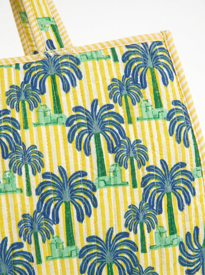 Yellow Palm Tree – Wander Tote Bag 18x18