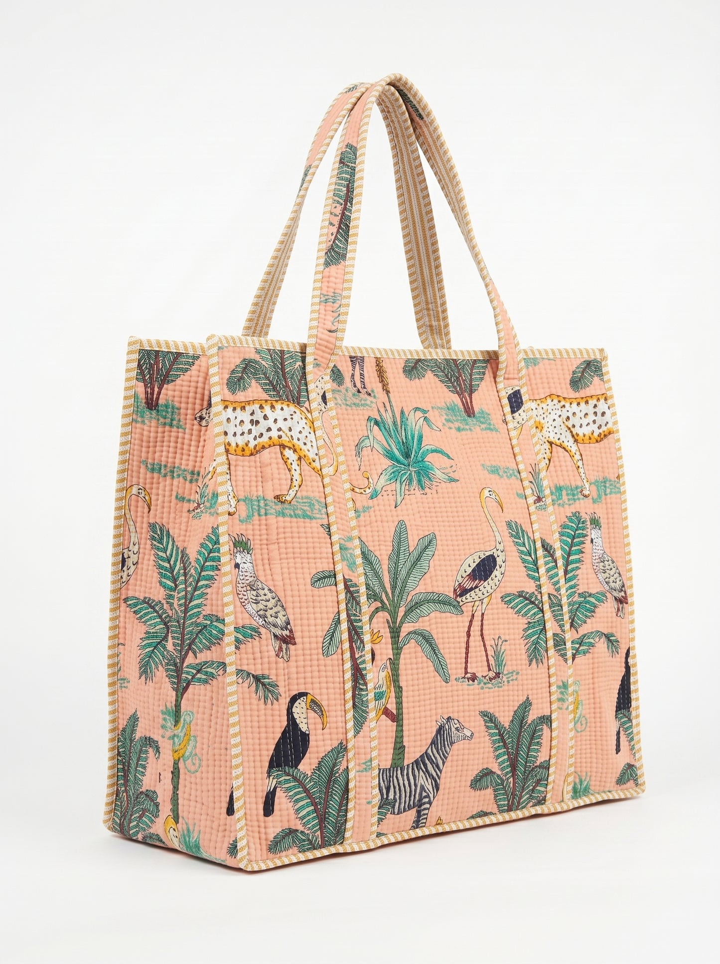 Pastel Peach Safari – Wander Tote Bag 18x18